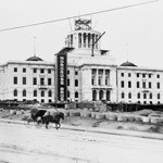 Rhode Island State House under construction, 1900.
Photo courtesy Rhode Island Historical Society